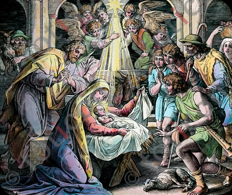 Die Geburt Christi | The Nativity - Foto foticon-simon-043-005.jpg | foticon.de - Bilddatenbank für Motive aus Geschichte und Kultur